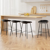 Artiss 4x Bar Stools Kitchen Counter Stools Metal Chez Guru