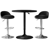 Artiss Bar Table and Stools Set Dining Desk Kitchen Chairs Cafe Pub Chez Guru