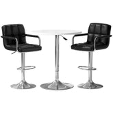 Artiss Bar Table and Stools Set Dining Desk Kitchen Chairs Cafe Pub Chez Guru