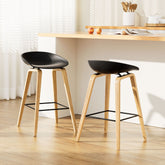 Artiss 2x Bar Stools Wooden Chez Guru