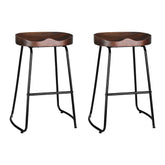 Artiss 2x Bar Stools Tractor Seat 65cm Chez Guru