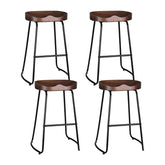 Artiss 4x Bar Stools Tractor Seat 65cm Chez Guru