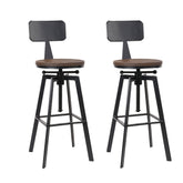 Artiss Bar Stools Kitchen Counter Chairs Vintage Metal Chairs x2 Chez Guru