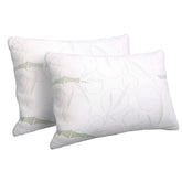Giselle Bedding Memory Foam Pillow Bamboo Twin Pack Chez Guru