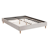 Artiss Bed Frame Double Size Beige ZORA Chez Guru