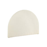 Artiss Bed Head Headboard Bed Frame Queen Boucle - GREI White Chez Guru