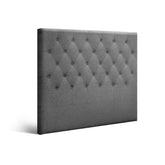 Artiss Bed Head Headboard King Single Size Fabric - CAPPI Grey Chez Guru