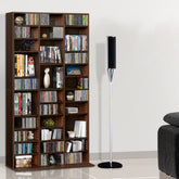 Artiss Bookshelf CD Storage Rack - BERT Walnut Chez Guru
