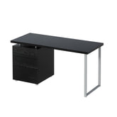 Artiss Computer Desk Drawer Black 140CM Chez Guru