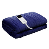 Giselle Bedding Electric Throw Blanket - Navy Chez Guru