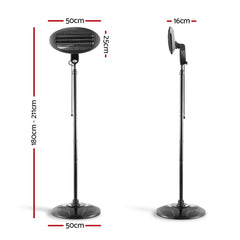 Devanti Electric Patio Heater 2000W Chez Guru