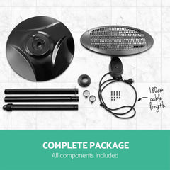 Devanti Electric Patio Heater 2000W Chez Guru