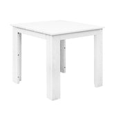 Gardeon Coffee Side Table Wooden Desk Outdoor Furniture Camping Garden White Chez Guru