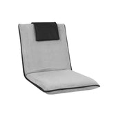 Artiss Floor Lounge Sofa Bed Couch Recliner Chair Folding Chair Cushion Grey - Chez Guru