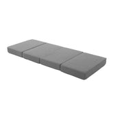 Giselle Bedding Foldable Mattress Folding Foam Single Grey Chez Guru