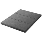 Giselle Bedding Foldable Mattress Folding Foam Queen Grey Chez Guru