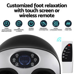 Livemor Kneading Heated Foot Massager Electric Massagers Chez Guru