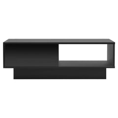 Artiss Coffee Table Led Lights Black - Chez Guru