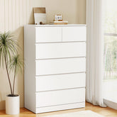 Artiss 6 Chest of Drawers - PEPE White Chez Guru