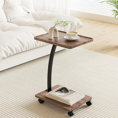 Artiss Coffee Table C Shaped - Chez Guru