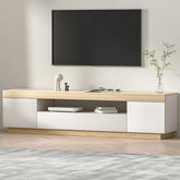 Artiss TV Cabinet Entertainment Unit Stand 180CM White Wood - Chez Guru