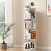 Artiss Bookshelf 4 Tiers EDIE White Chez Guru