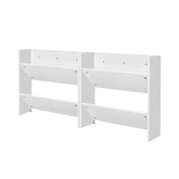Artiss Shoe Rack 2-tier 12 Pairs Wall Mounted x2 - White Chez Guru
