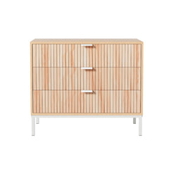 Artiss 3 Chest of Drawers - LURA Pine Chez Guru