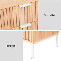 Artiss 3 Chest of Drawers - LURA Pine Chez Guru