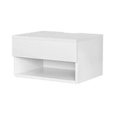 Artiss Floating Bedside Table Nightstand Drawer White - Chez Guru
