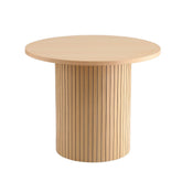 Artiss Coffee Table Round Fluted Chez Guru