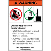 Artiss TV Unit Entertainment Unit Storage Cabinet Black Pine