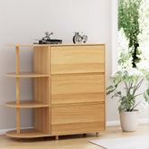 Artiss Chest of 3 Drawers Storage Cabinet 3 Shelves Pine Chez Guru