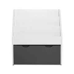 Keezi 3 Tiers Kids Bookshelf Magazine Rack Children Bookcase Organiser Storage
