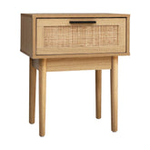 Artiss Bedside Tables Side Table Rattan Drawers Nightstand - Chez Guru