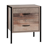Artiss Bedside Table 2 Drawers - BARNLY Chez Guru