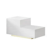 Artiss Bedside Tables LED 2 Drawers - REMI White - Chez Guru