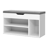 Artiss Shoe Rack Bench Shoe Cabinet White Allen Chez Guru