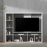 Artiss Entertainment Center Unit TV Stand TV Cabinet Open Shelves 183CM White - Chez Guru