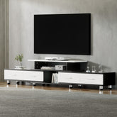 Artiss TV Cabinet Entertainment Unit Extendable 160CM To 220CM Chez Guru