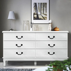 Artiss 6 Chest of Drawers - KUBI White