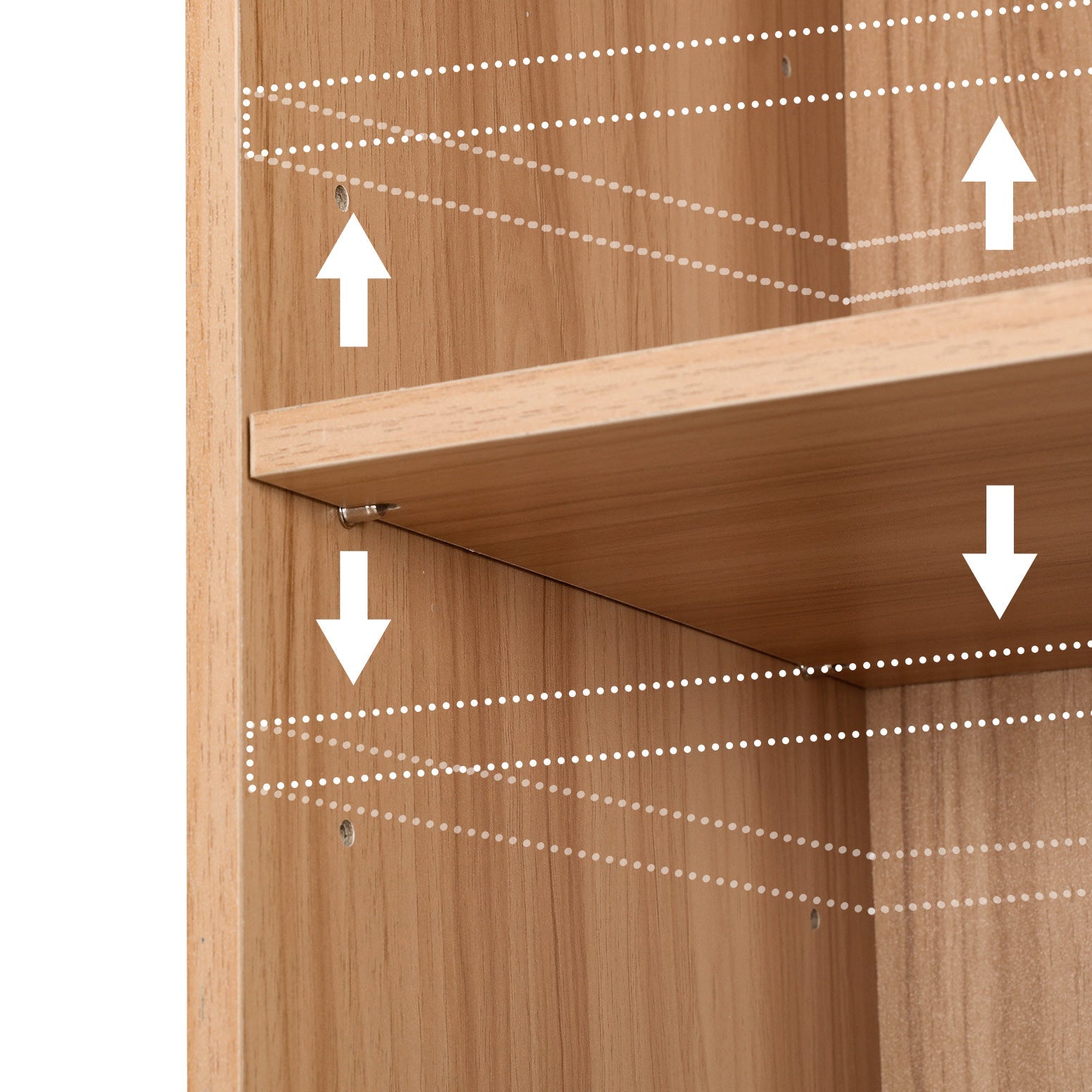 Artiss Bookshelf 7 Tiers MILO Pine Chez Guru