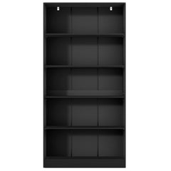 Artiss Bookshelf 5 Tiers ANTON Black Chez Guru