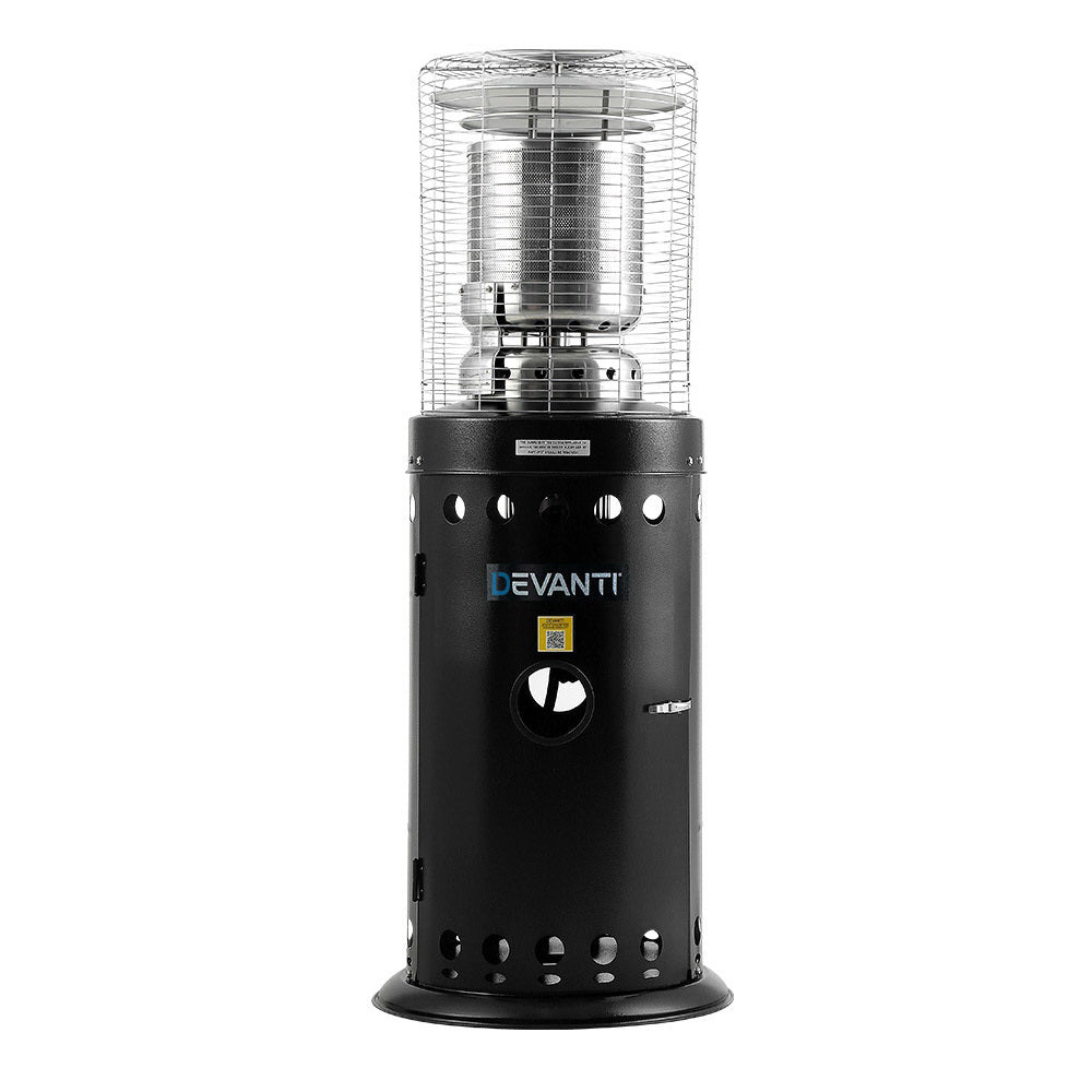 Devanti Outdoor Gas Patio Heater Black Chez Guru
