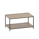 Artiss Coffee Table Rectangular 93CM Walnut Olin - Chez Guru