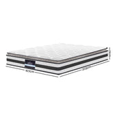 Giselle Bedding 21cm Mattress Pillow Top King Single Chez Guru