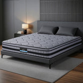 Giselle Bedding 34cm Queen Mattress Hybrid, Pocket Spring Bed Mattress