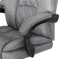 Artiss Executive Office Chair Footrest Grey Chez Guru