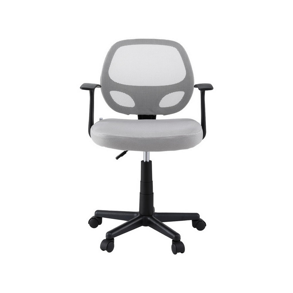 Artiss Mesh Office Chair Computer Gaming Desk Chairs Work Study Mid Back Grey Chez Guru