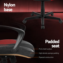 Artiss Gaming Office Chair Computer Chairs Red Chez Guru